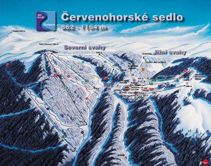 Apartmány Loučná nad Desnou Exterior foto